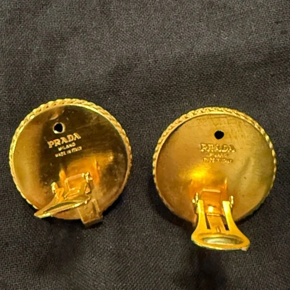 Prada Radiant Gold Earrings